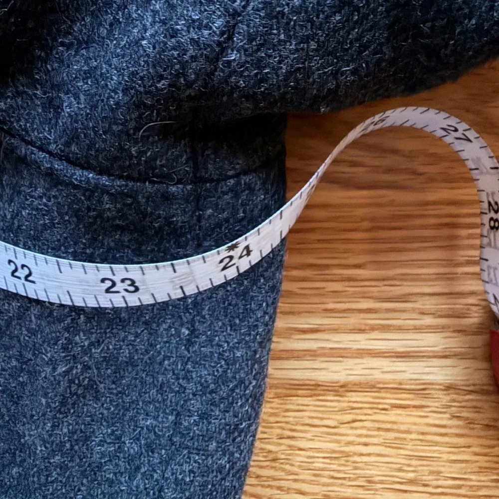 Banana Republic Wool Blend Jacket Mens L Charcoal Field‎ Coat Outdoor Vintage